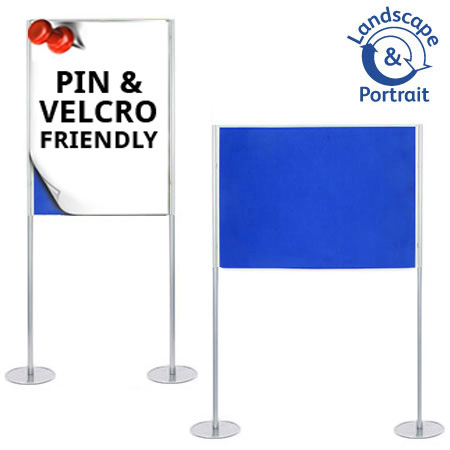 Attach posters to the A0 poster boards with pins and Velcro